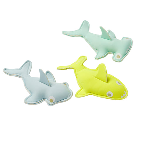 pool toys + goggles.