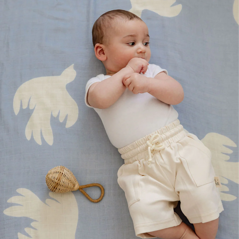 swaddles, wool wraps and blankets.