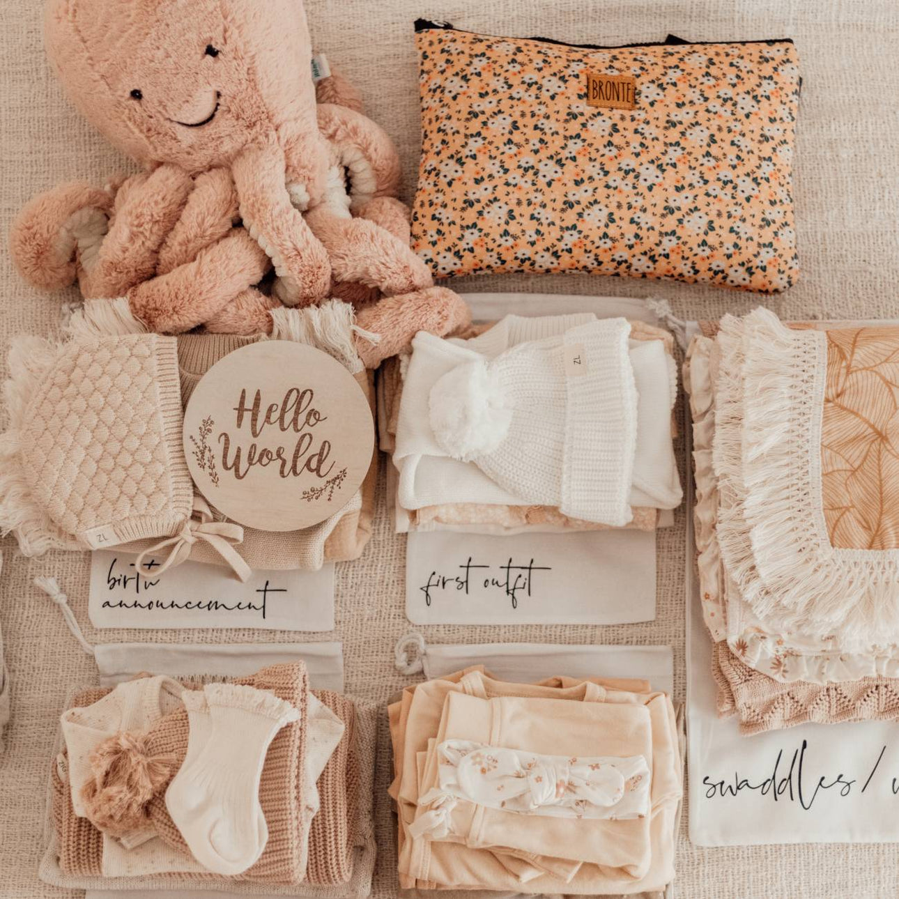 HOSPITAL BAG ORGANISERS WITH WET BAG Olive and August